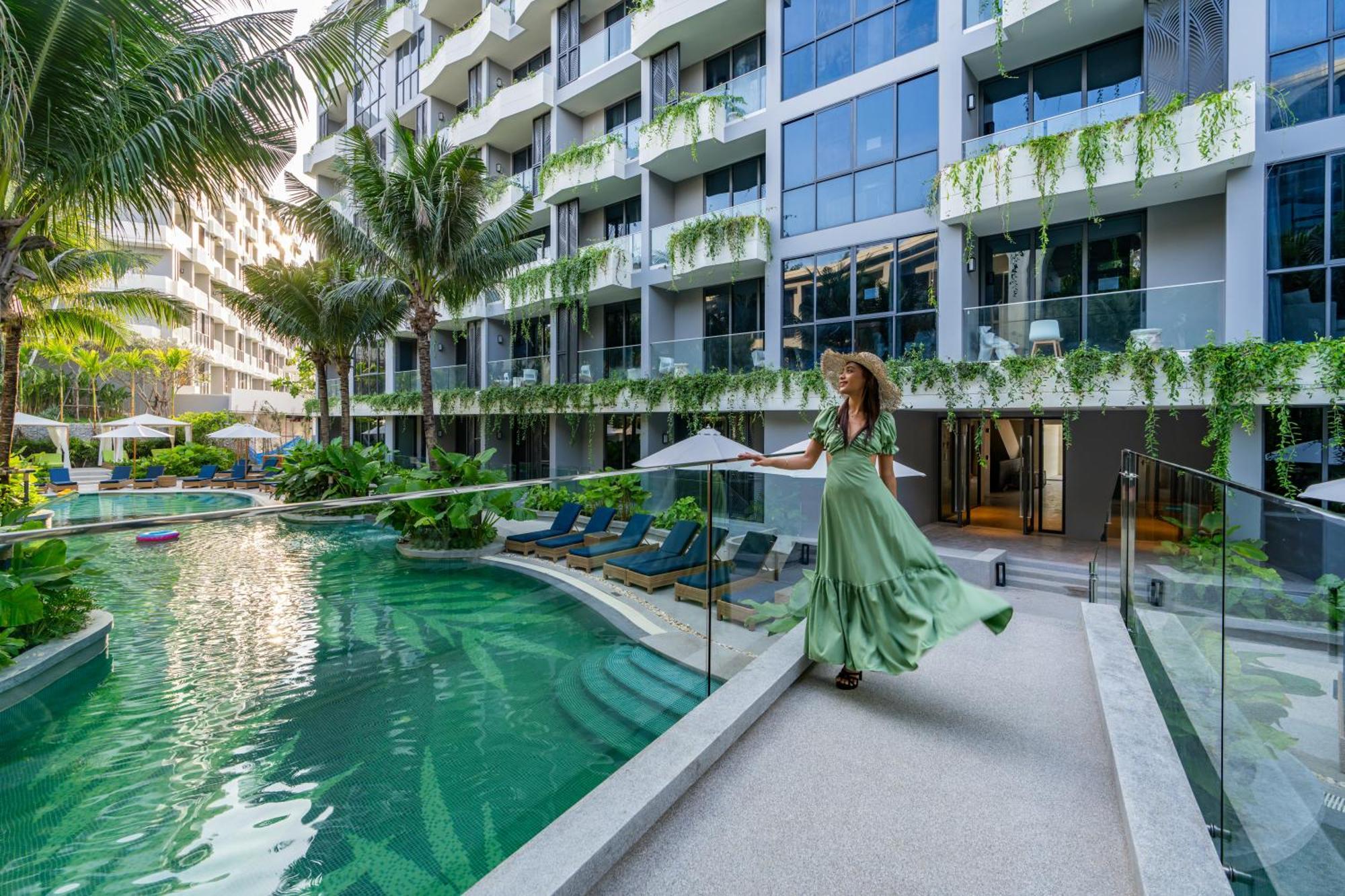 La Green Hotel And Residence หาดบางเทา ภายนอก รูปภาพ